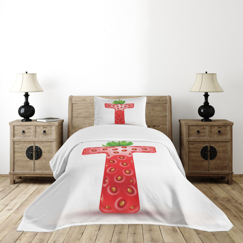 Harvest Yield Themed T Bedspread Set