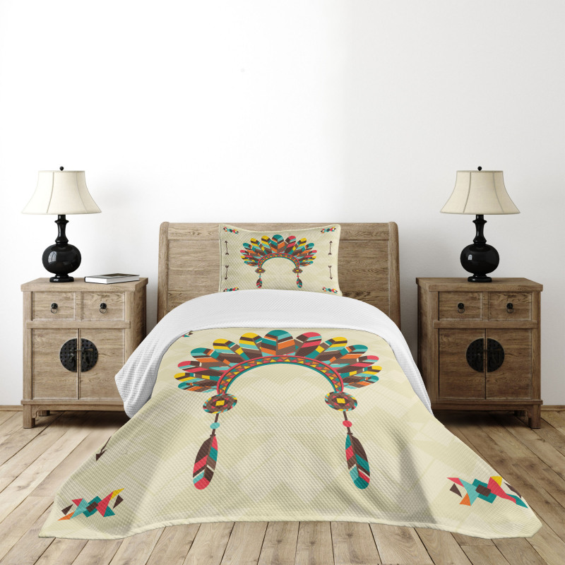 Vintage Headband Tribal Bedspread Set