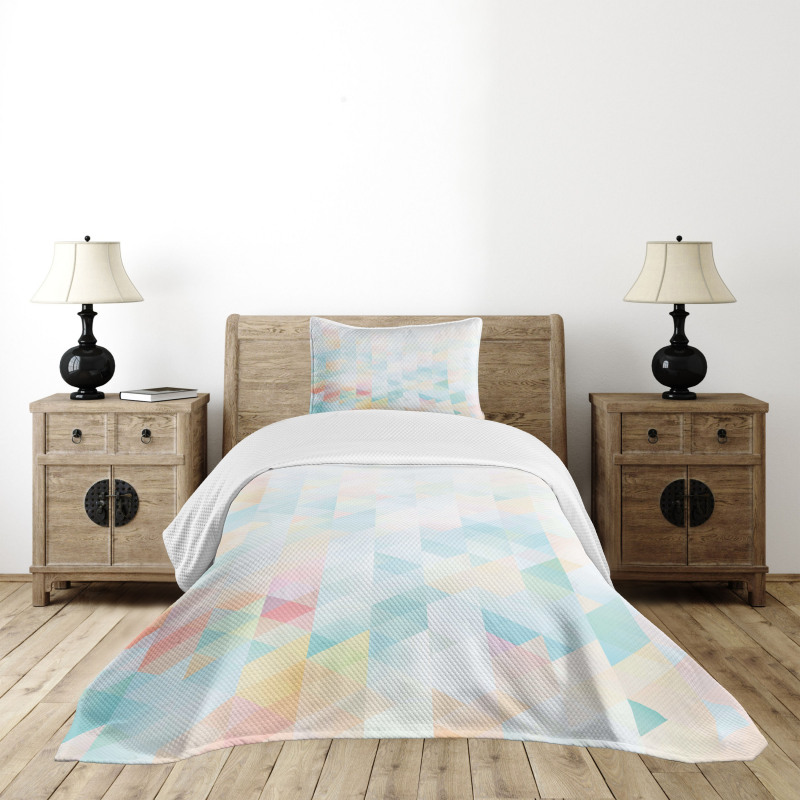 Geometrical Futuristic Bedspread Set