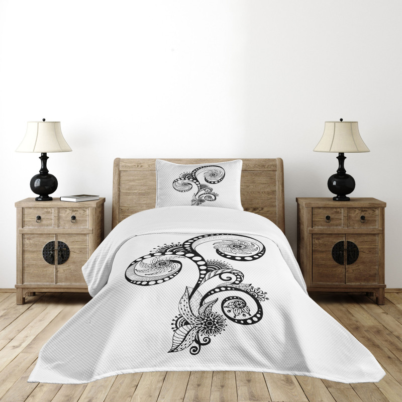 Body Art Doodle Bedspread Set