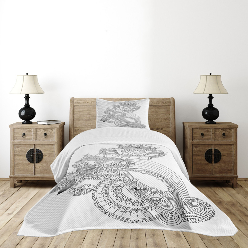 Blossoming Organic Nautre Bedspread Set