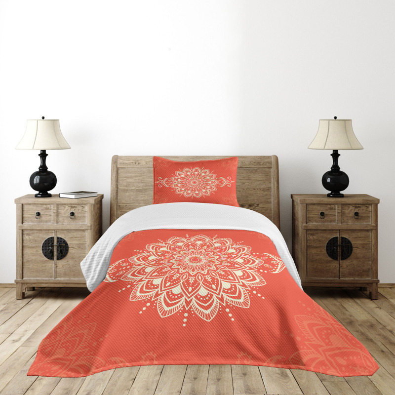 Cosmos Concept Mandala Art Bedspread Set