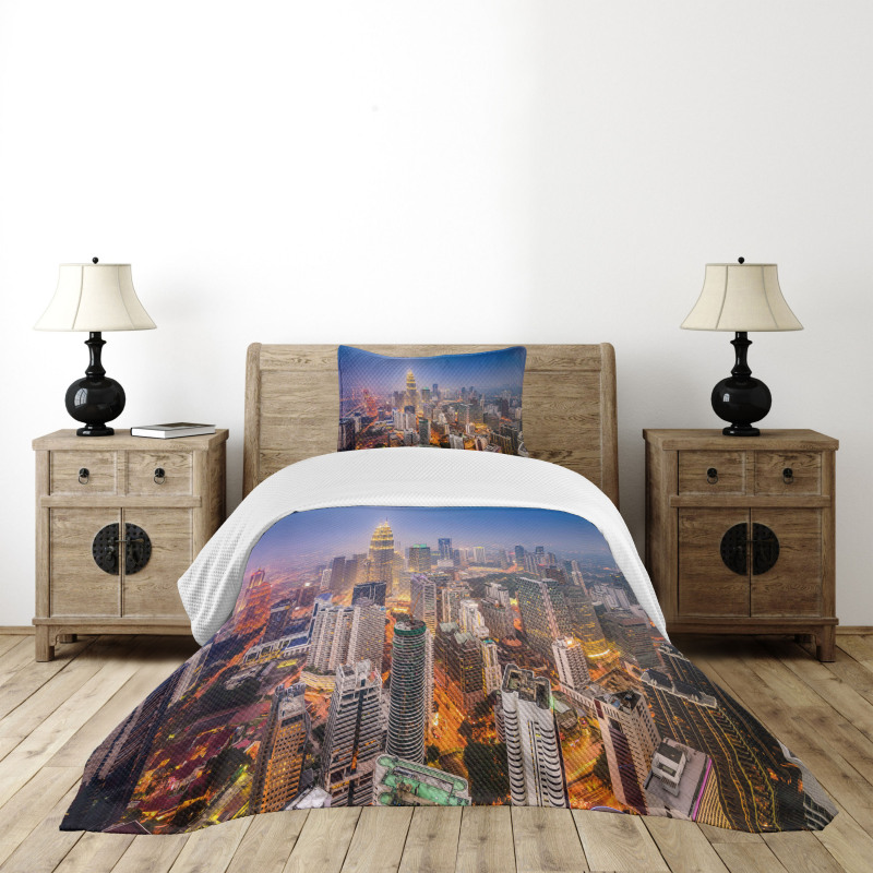 City Skyline District Bedspread Set