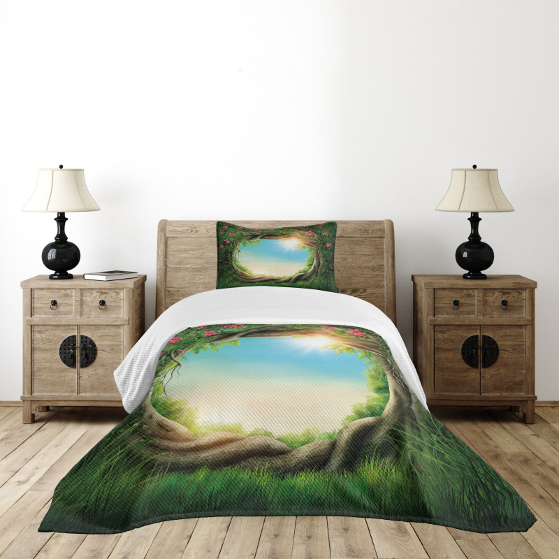 Enchanted Forest in Spring Bedspread Set