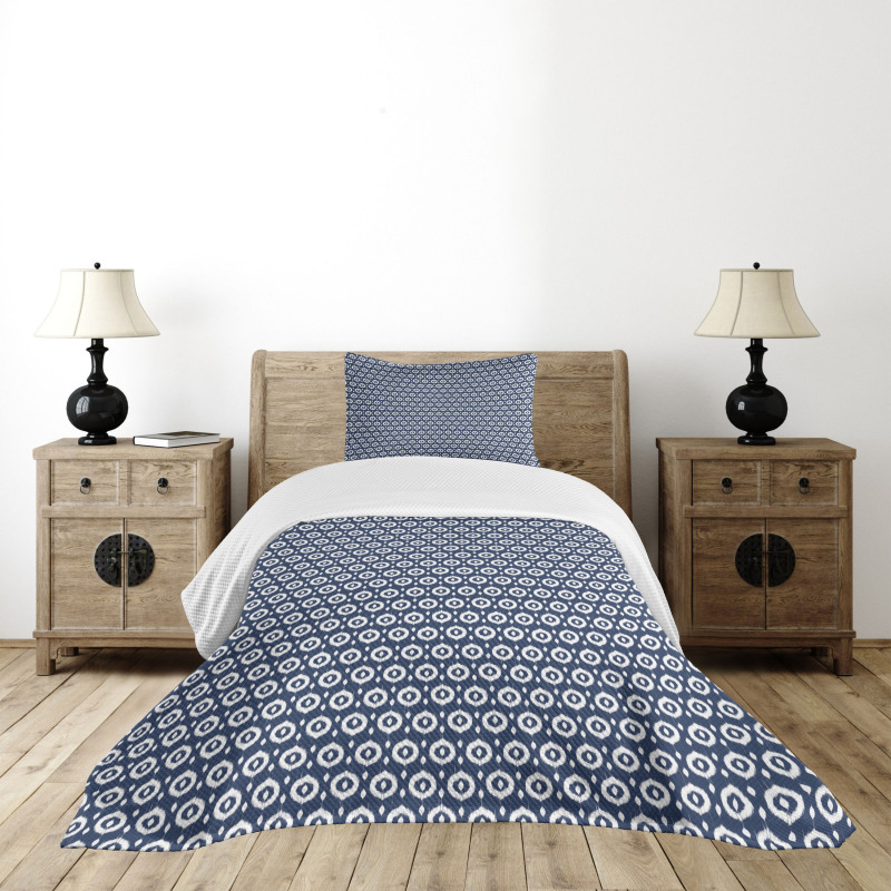 Circles Dots Asian Bedspread Set