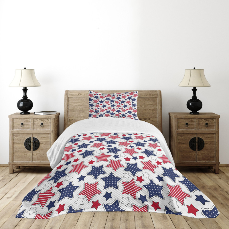 Star with Flags Bedspread Set