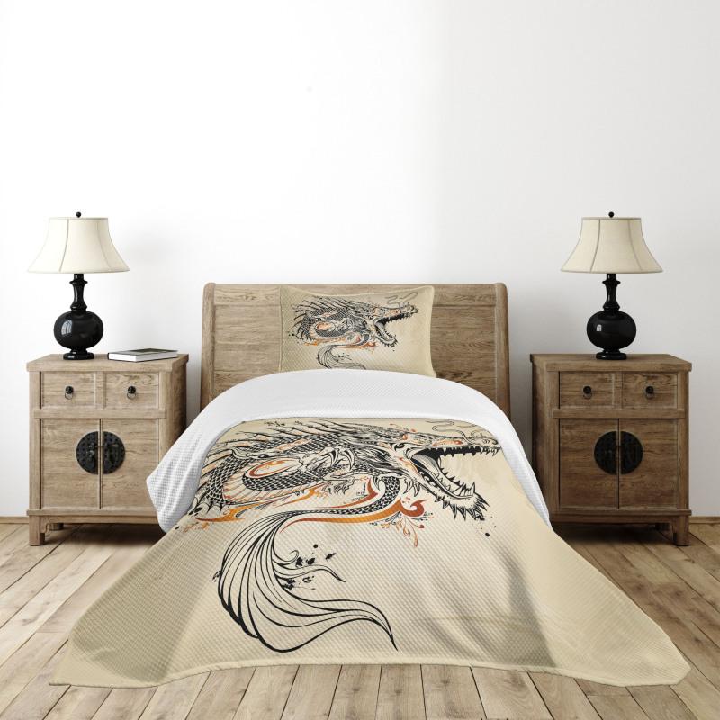 Doodle Creature Bedspread Set