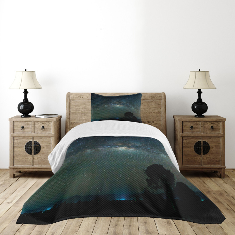 Milky Way Photo from Asia Bedspread Set