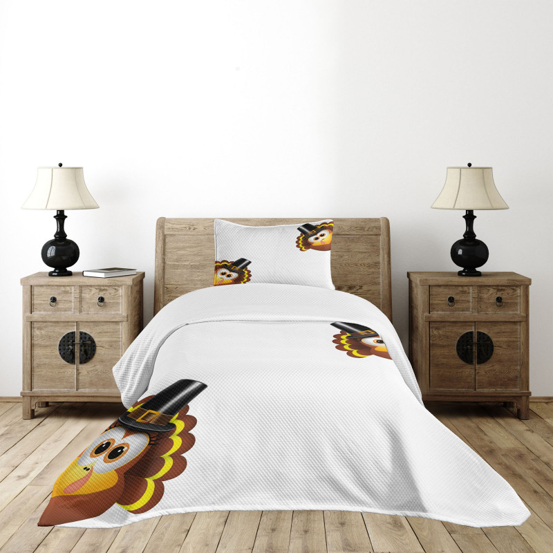 Funny Poultry Animal Bedspread Set