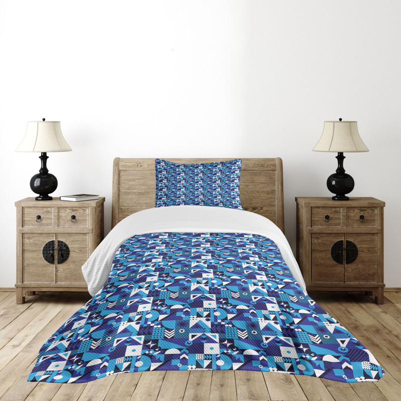 Contemporary Abstract Bedspread Set