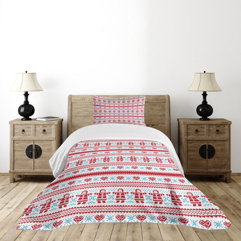 Xmas Inspired Ornament Bedspread Set