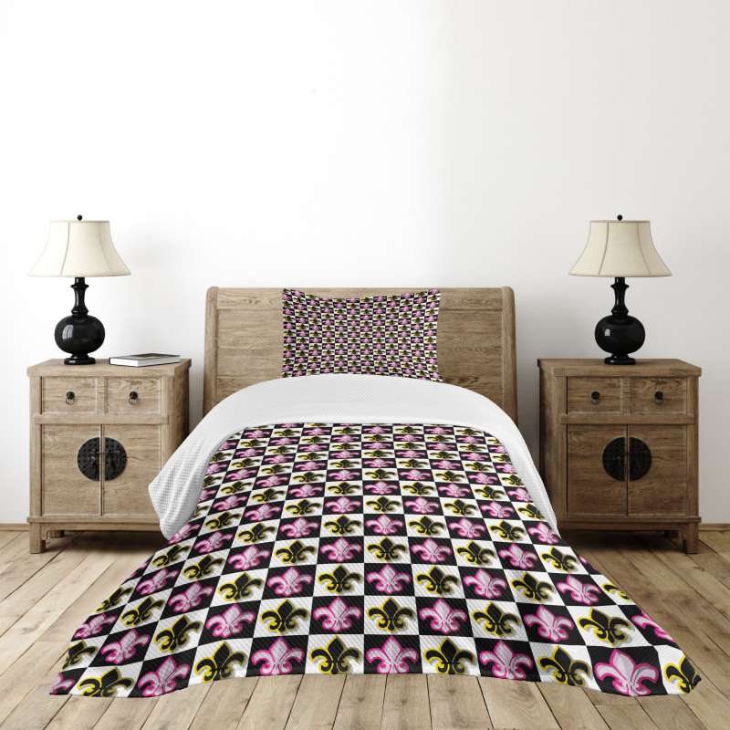 Checkered Pop Art Bedspread Set