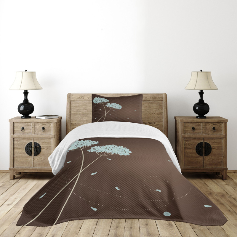 Falling Leaves Bedspread Set