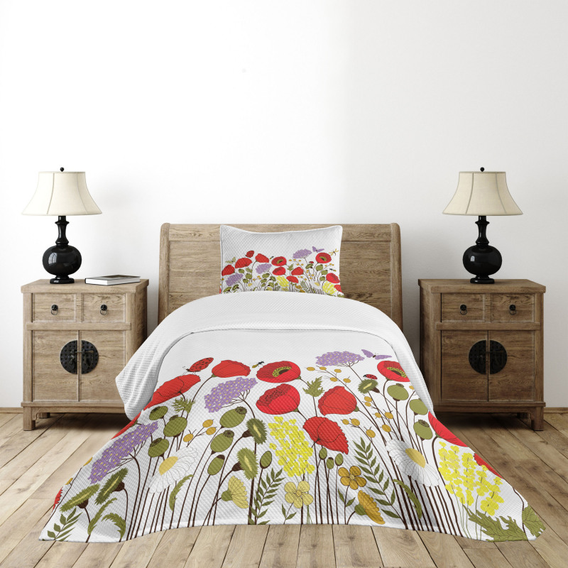 Nature Scene Fauna Bedspread Set