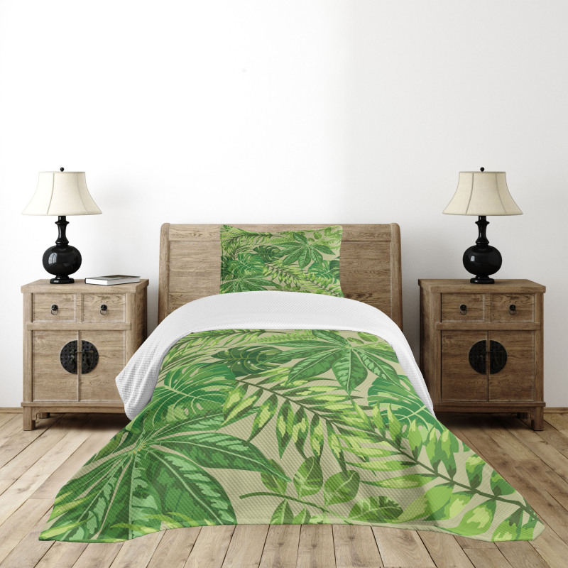 Fresh Jungle Aloha Bedspread Set