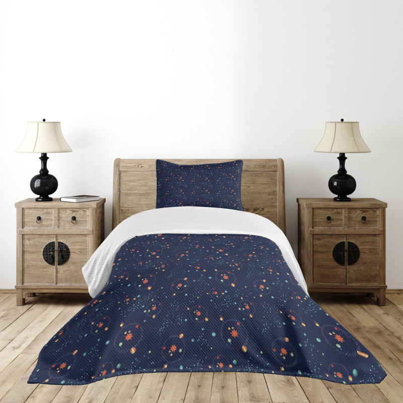 Galaxy Mystic Universe Bedspread Set