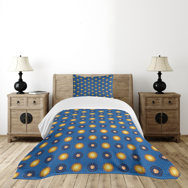 Astronomic Ornaments Bedspread Set