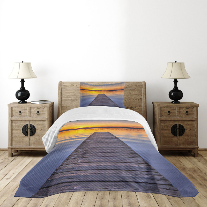 Sunset at Paterwoldsemeer Bedspread Set