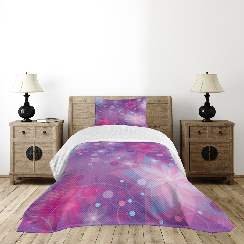 Floral Dreamy Romantic Bedspread Set