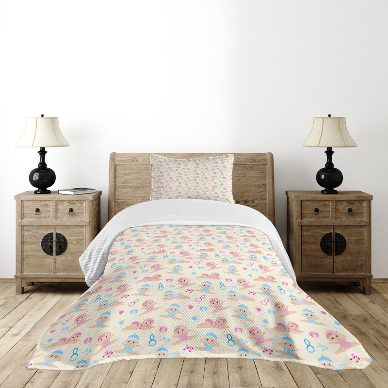 Brother and Sister Rattle Bedspread Set