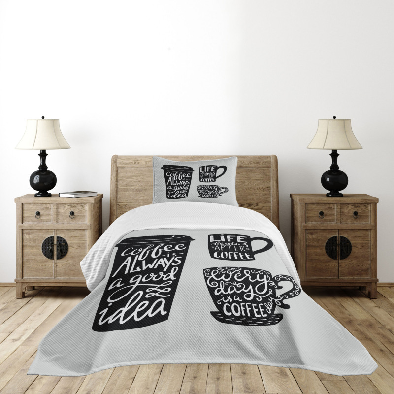 Container Silhouette Bedspread Set