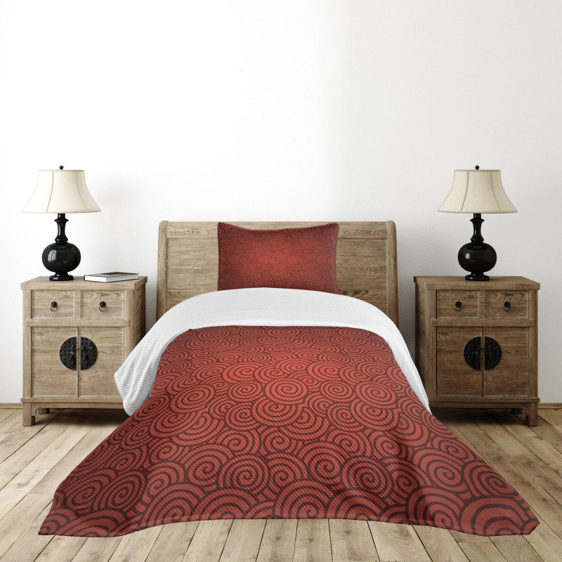 Spirals Chinese New Year Bedspread Set