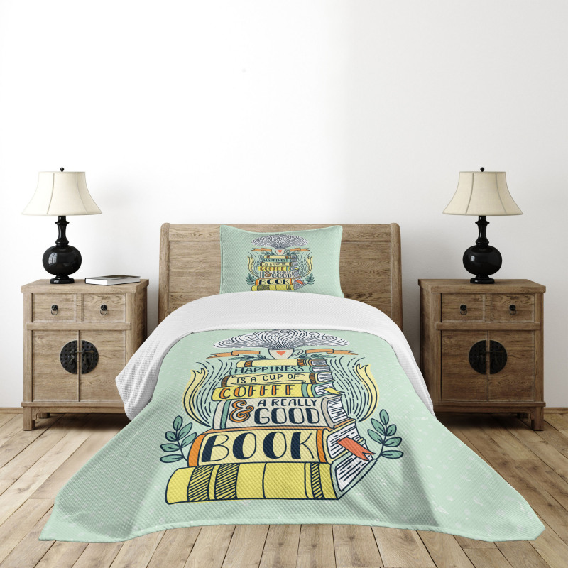 Happiness Theme Cartoon Bedspread Set