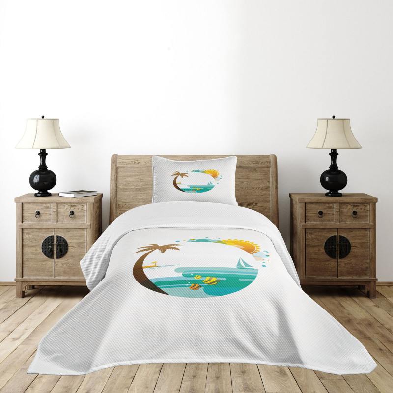 Tropic Paradise Summer Bedspread Set