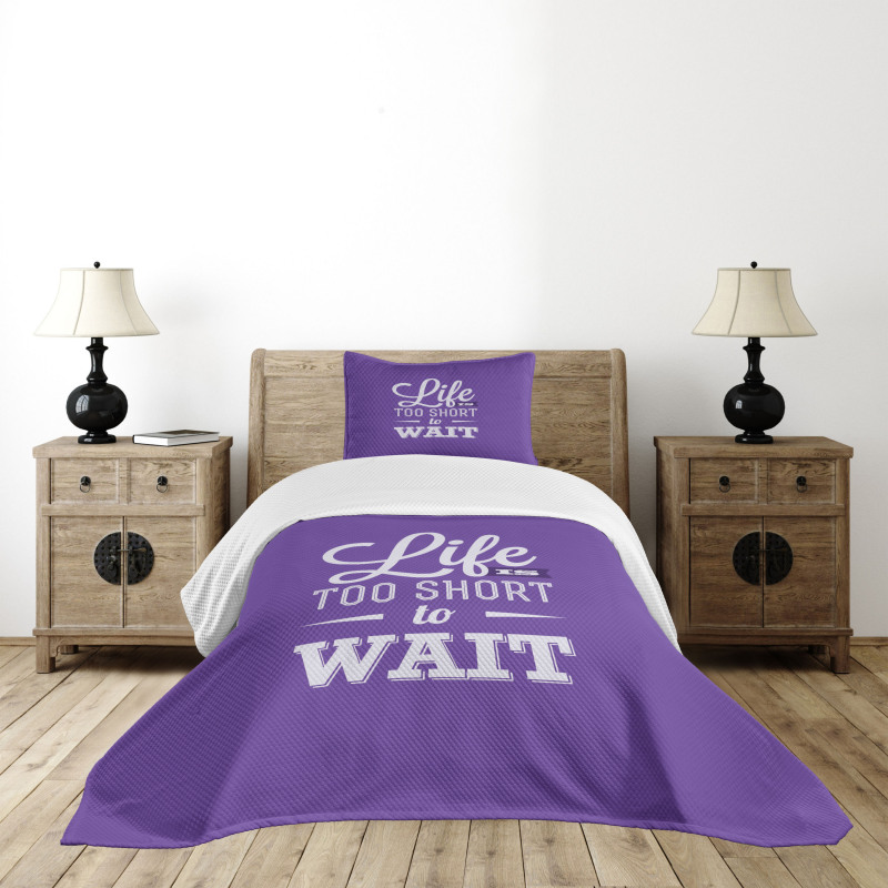 Carpe Diem Style Bedspread Set