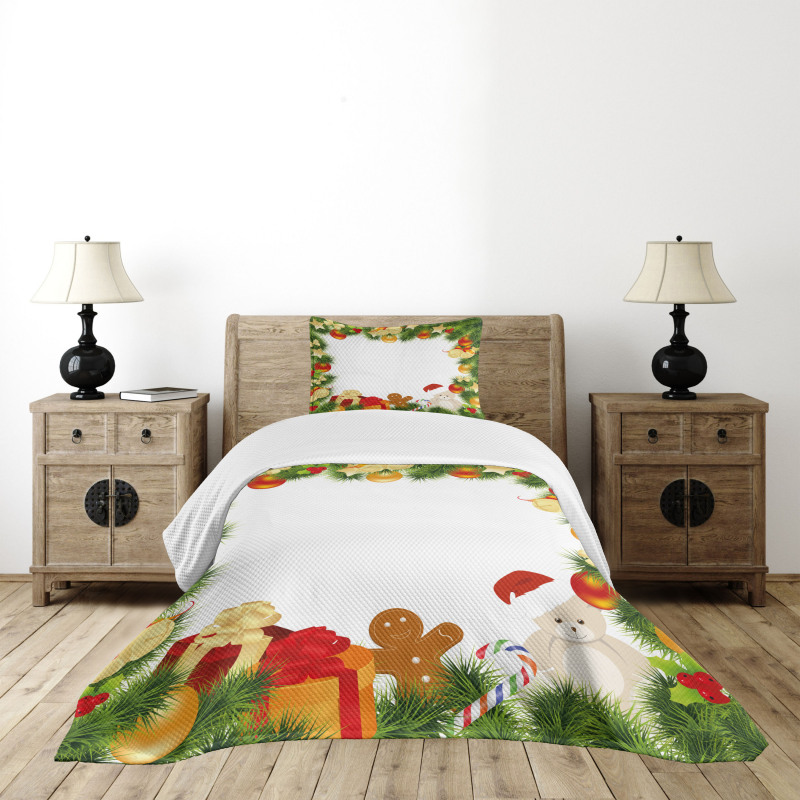 Garland Bear Tree Bedspread Set