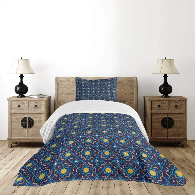 Eastern Girih Tile Bedspread Set