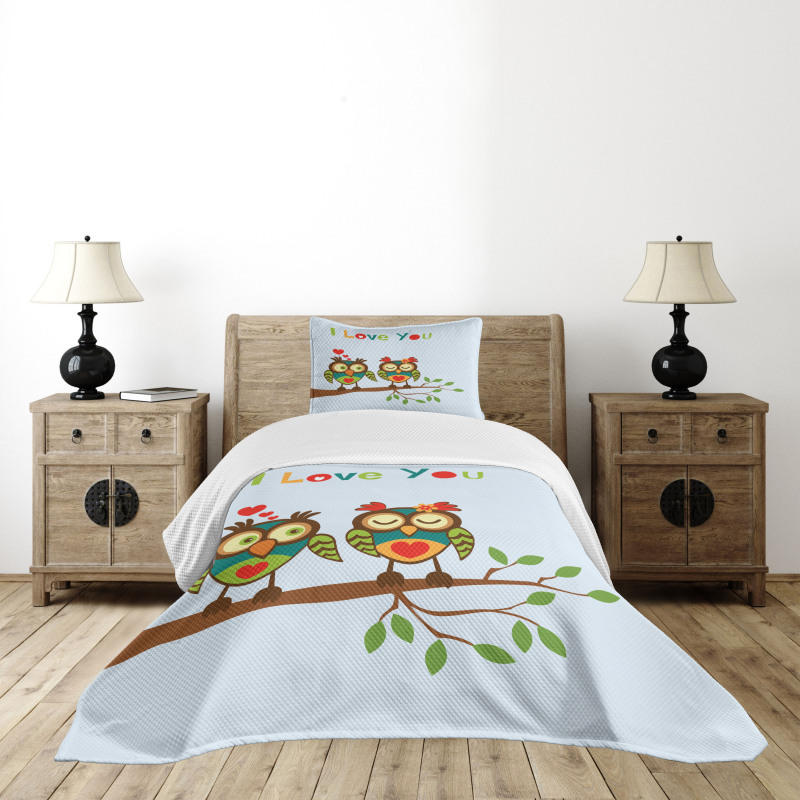 Affection Message Bedspread Set