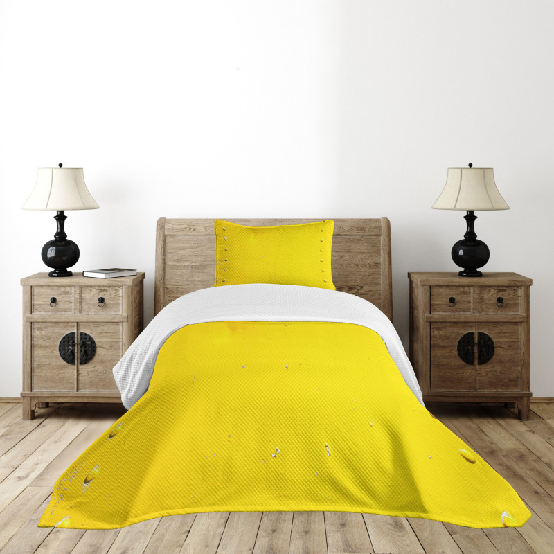 Industrial Plate Photo Bedspread Set