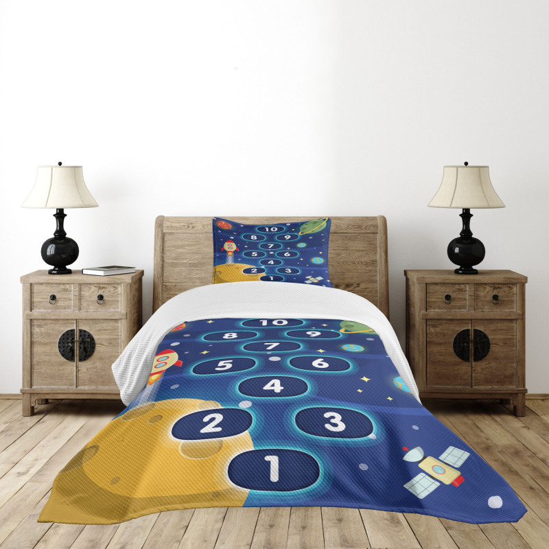 Hopscotch Game Bedspread Set