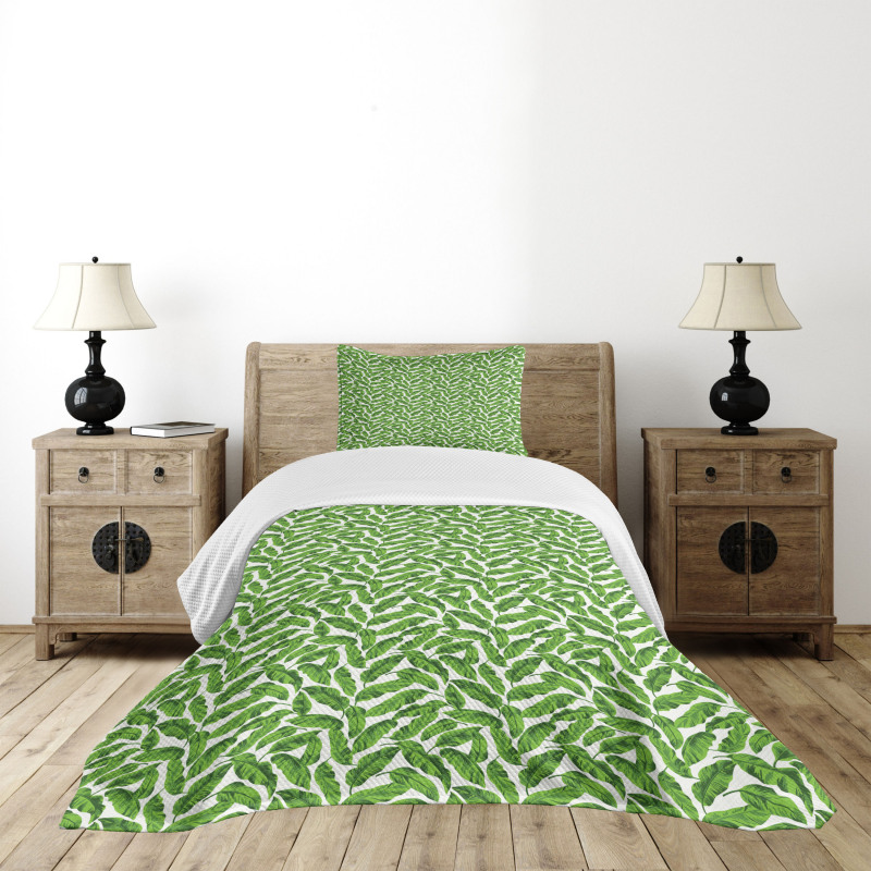 Lively Green Nature Bedspread Set