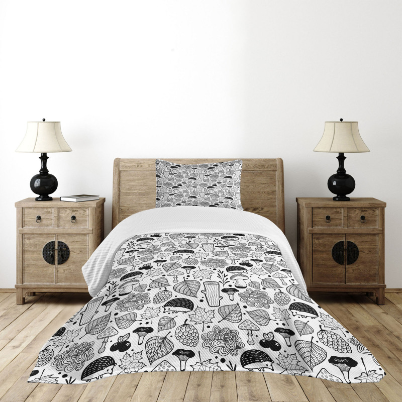 Ecological Woodland Bedspread Set