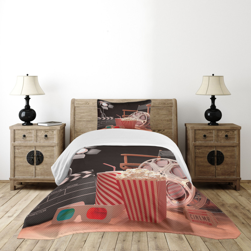 Film Industry Bedspread Set