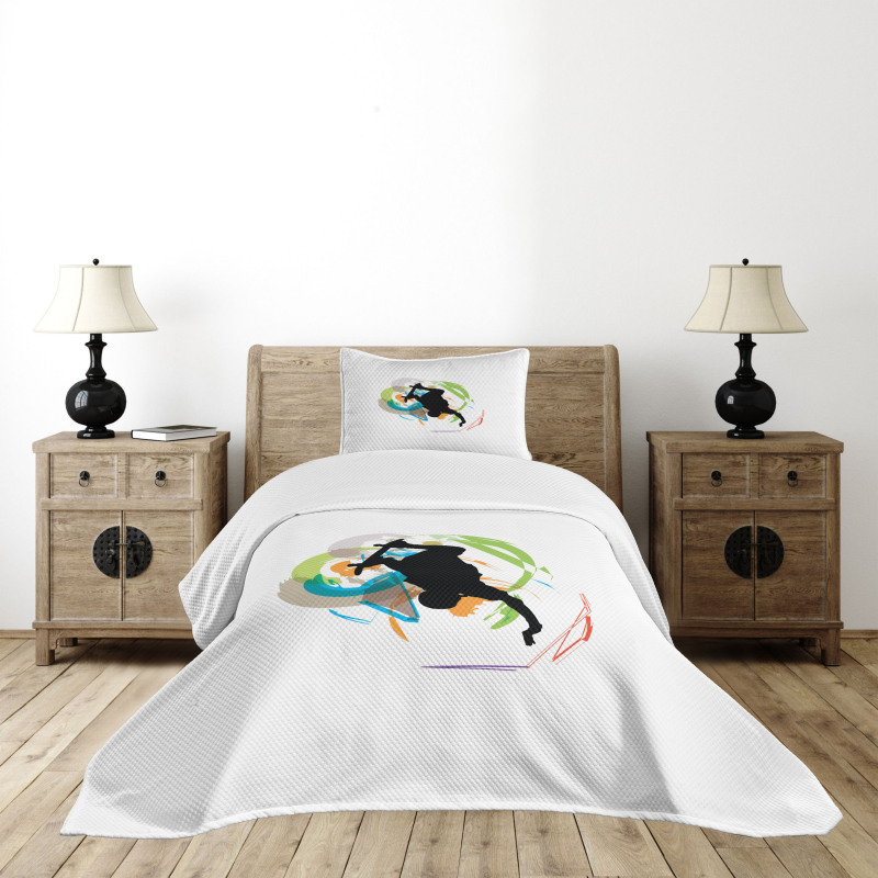 Skating Teen Tumble Bedspread Set