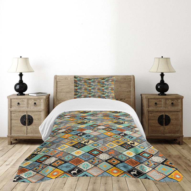 Mosaic Art Bedspread Set