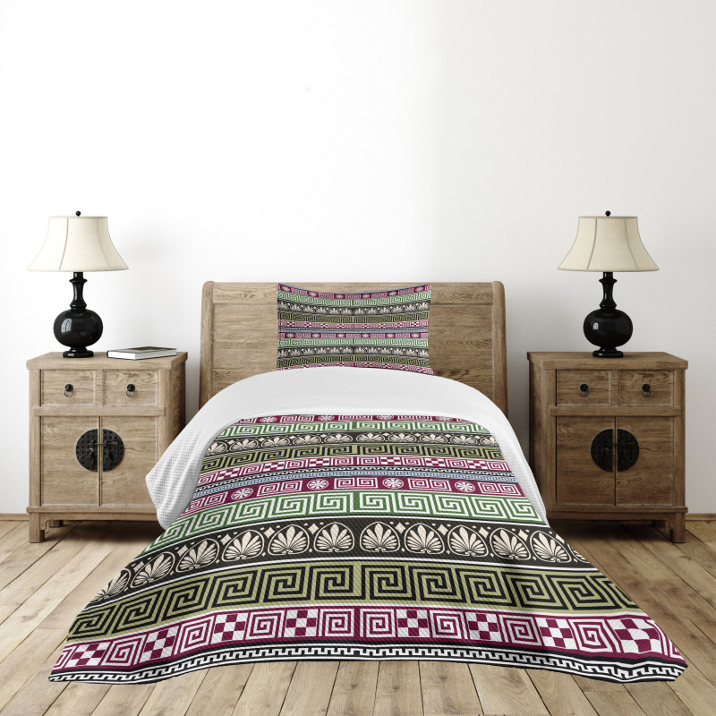 Ornate Motif Bedspread Set