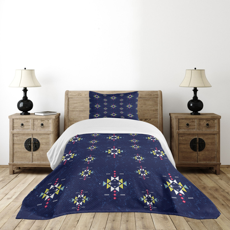 Geometric Art Bedspread Set