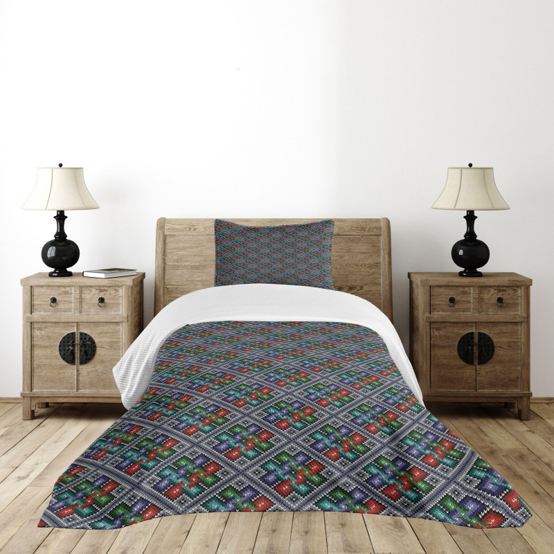 South American Pattern Bedspread Set