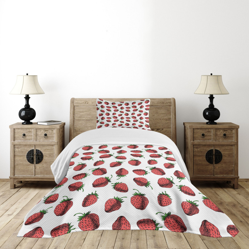 Fresh Fruits Bedspread Set