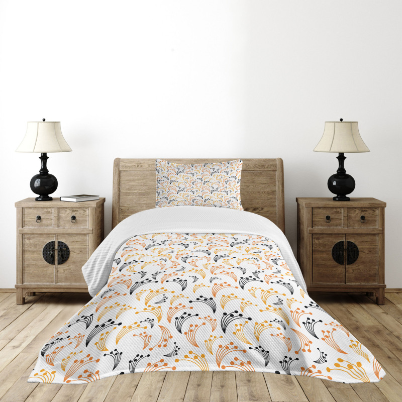 Botanical Scenic Nature Bedspread Set