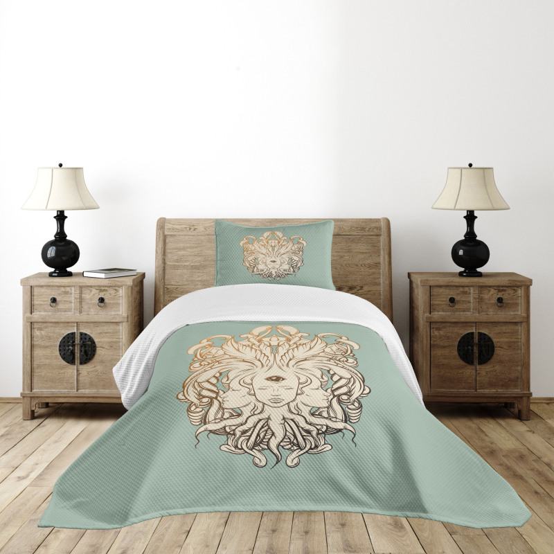 Fortune Teller Artwork Bedspread Set