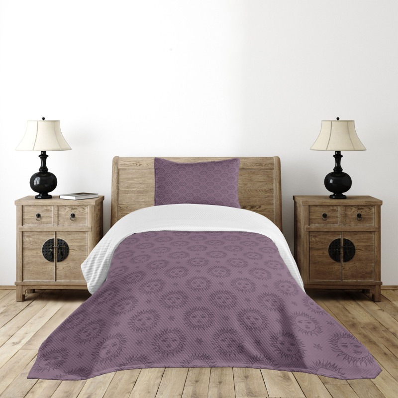 Esoteric Cosmos Pattern Bedspread Set