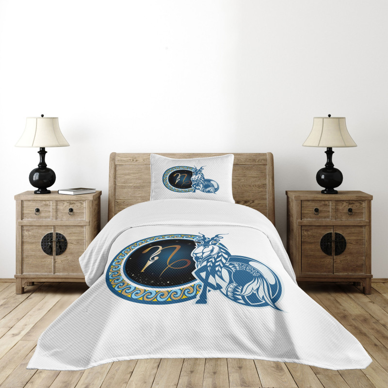 Abstract Sign Bedspread Set