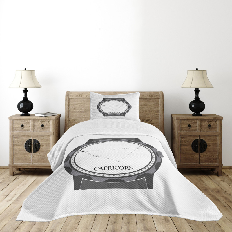 Watch Design Bedspread Set