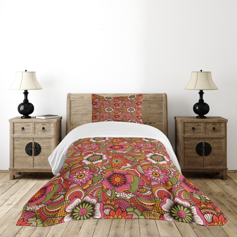 Motley Spring Art Bedspread Set