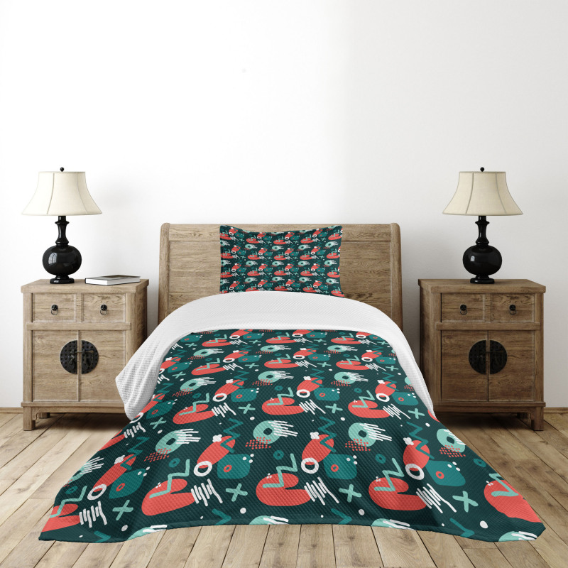 Hipster Shapes Bedspread Set